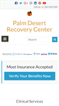 Mobile Screenshot of palmdesertrecoverycenter.com